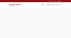 Desktop Screenshot of lobaughsdahlias.com