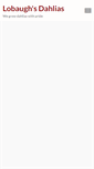 Mobile Screenshot of lobaughsdahlias.com